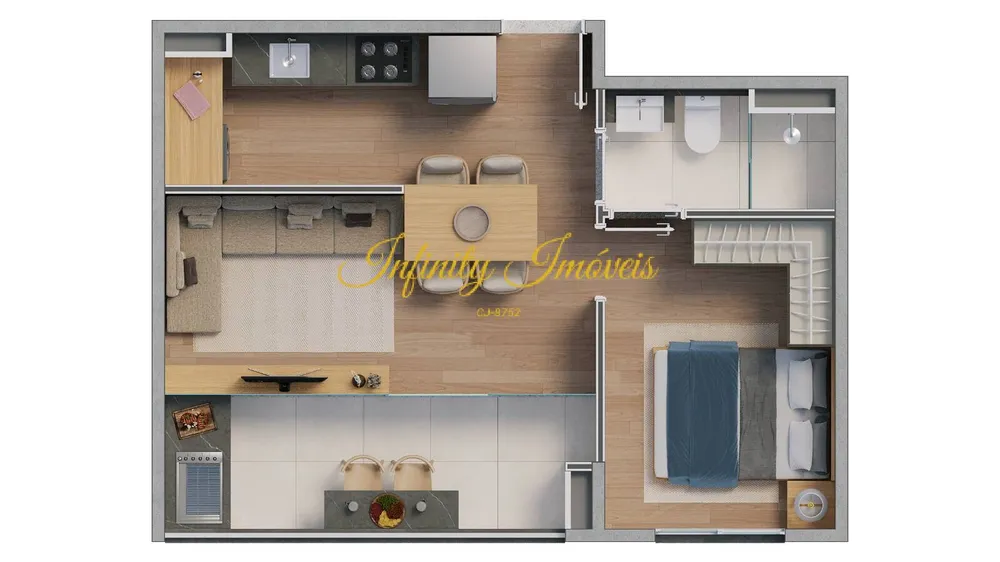 Apartamento, 2 quartos, 46 m² - Foto 34