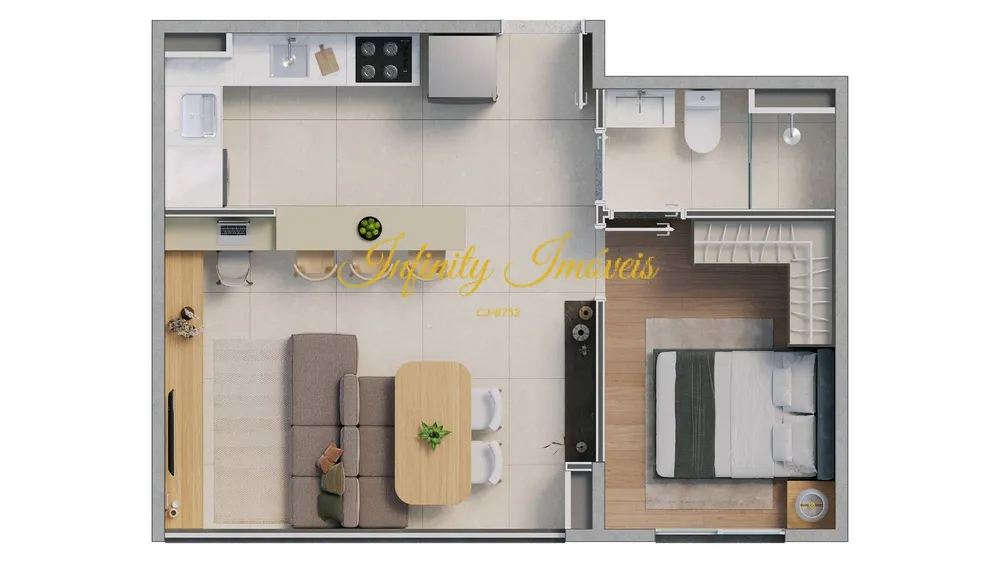 Apartamento, 2 quartos, 46 m² - Foto 44