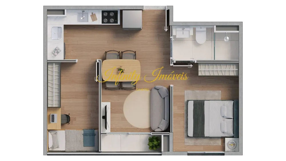 Apartamento, 2 quartos, 46 m² - Foto 40