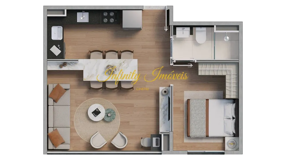 Apartamento, 2 quartos, 46 m² - Foto 37
