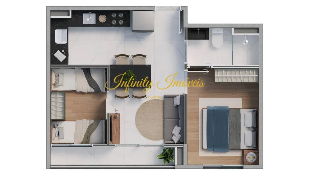 Apartamento, 2 quartos, 46 m² - Foto 38