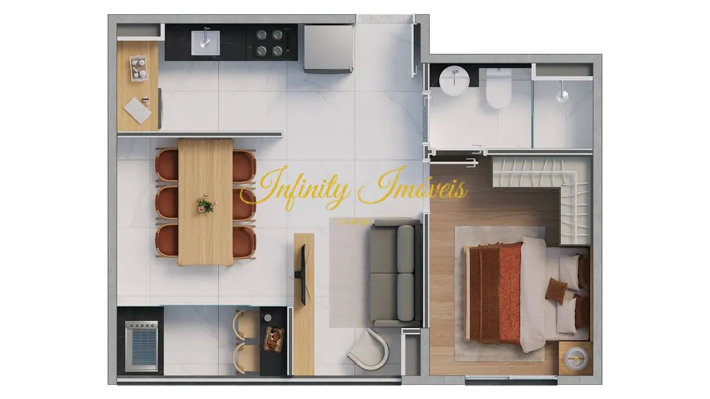Apartamento, 2 quartos, 46 m² - Foto 48