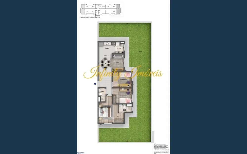 Apartamento, 3 quartos, 63 m² - Foto 39