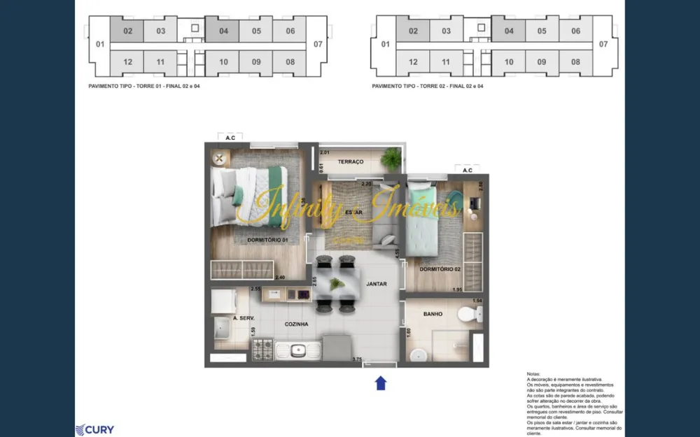 Apartamento, 3 quartos, 63 m² - Foto 35
