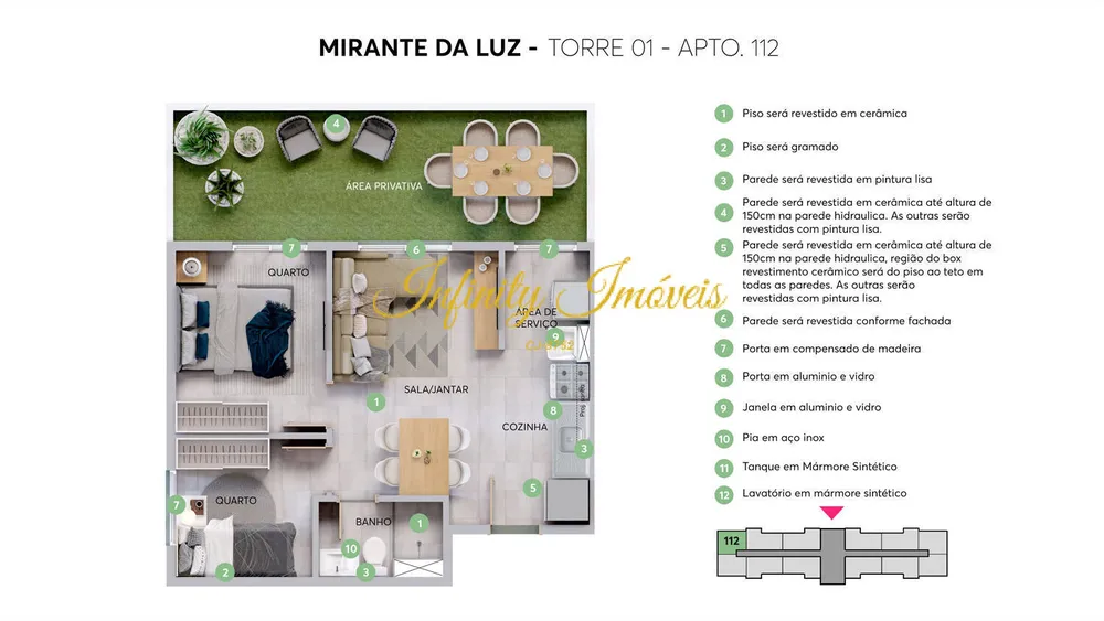 Apartamento, 2 quartos, 35 m² - Foto 13
