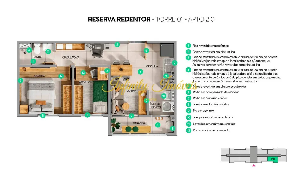 Apartamento, 2 quartos, 69 m² - Foto 18