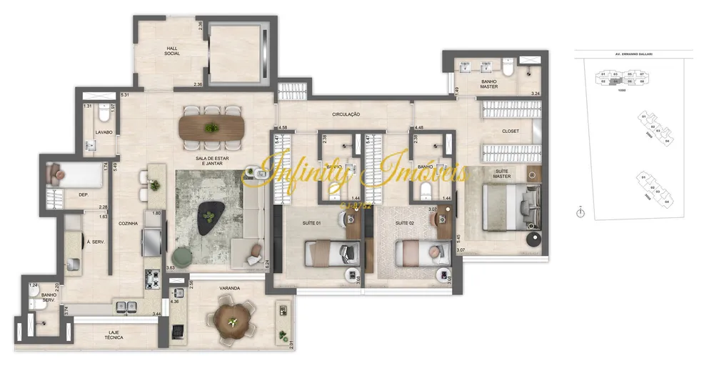 Apartamento, 4 quartos, 220 m² - Foto 80