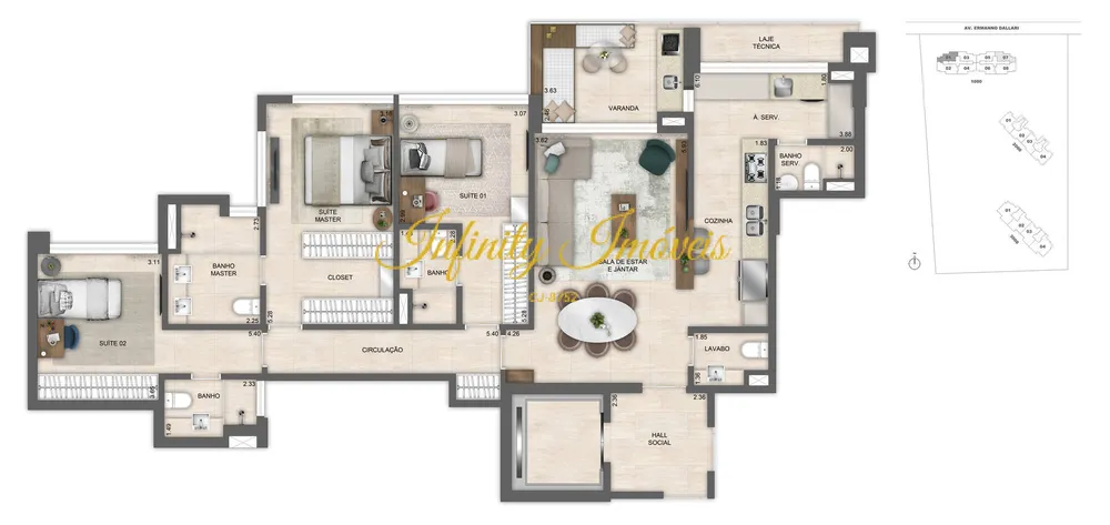 Apartamento, 4 quartos, 220 m² - Foto 75
