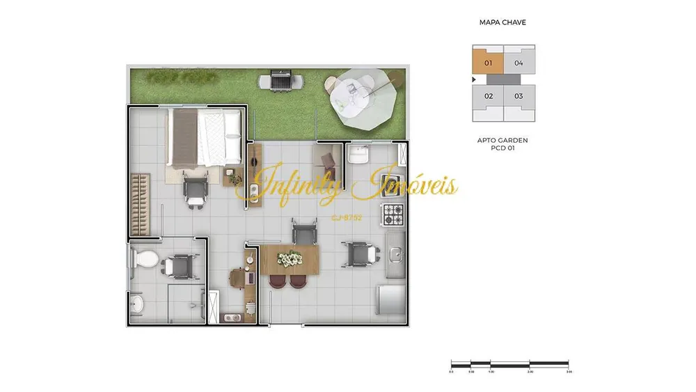 Apartamento, 2 quartos, 39 m² - Foto 29