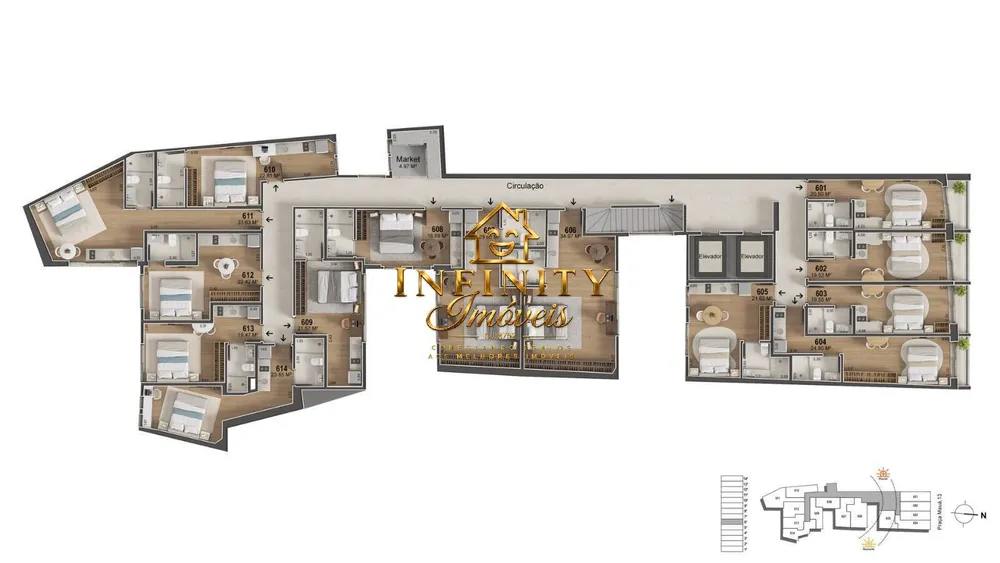 Apartamento, 1 quarto, 15 m² - Foto 20