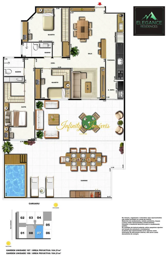 Apartamento, 3 quartos, 159 m² - Foto 1