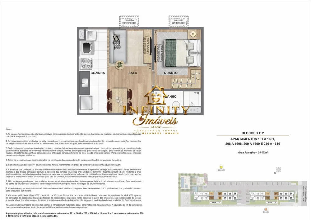 Apartamento, 2 quartos, 34 m² - Foto 21
