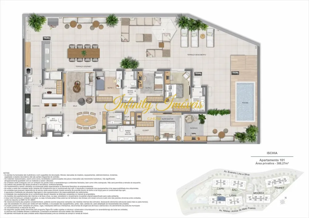 Apartamento, 3 quartos, 186 m² - Foto 56