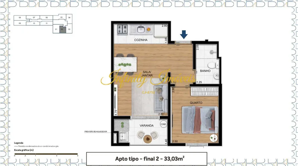 Apartamento, 2 quartos, 50 m² - Foto 15
