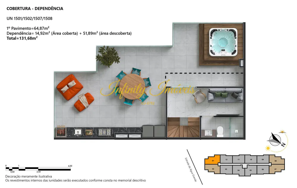 Cobertura, 3 quartos, 131 m² - Foto 23
