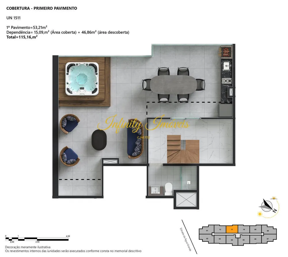 Cobertura, 3 quartos, 131 m² - Foto 25