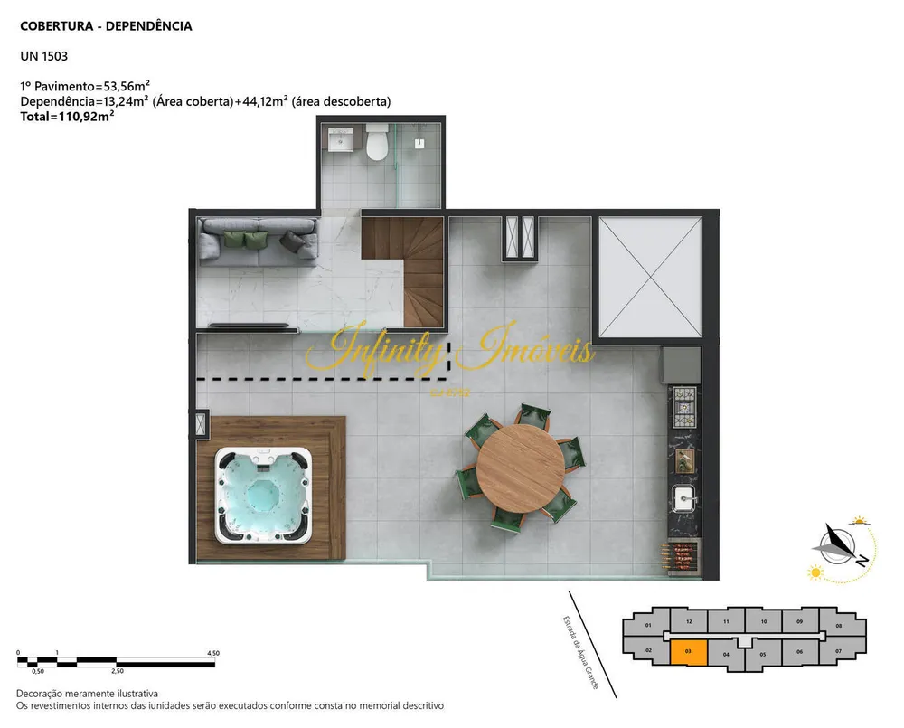 Cobertura, 3 quartos, 131 m² - Foto 32