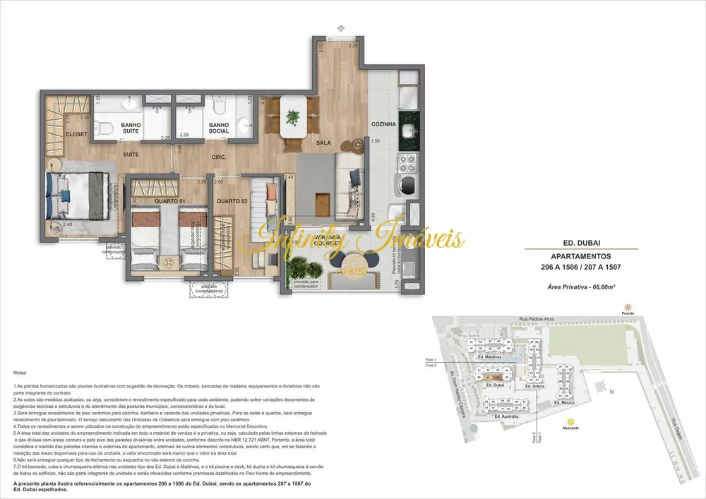 Apartamento, 2 quartos, 50 m² - Foto 63