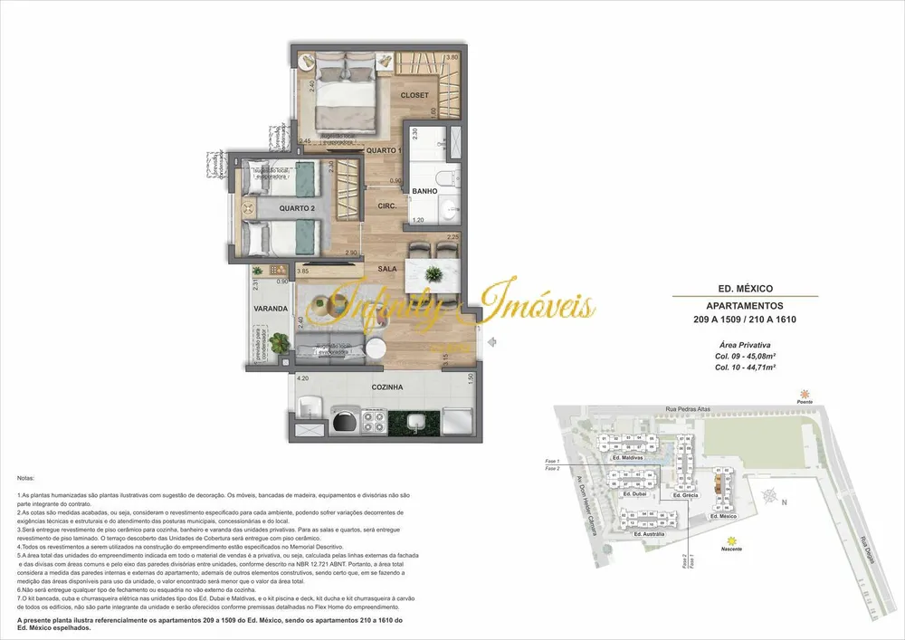 Apartamento, 2 quartos, 50 m² - Foto 65