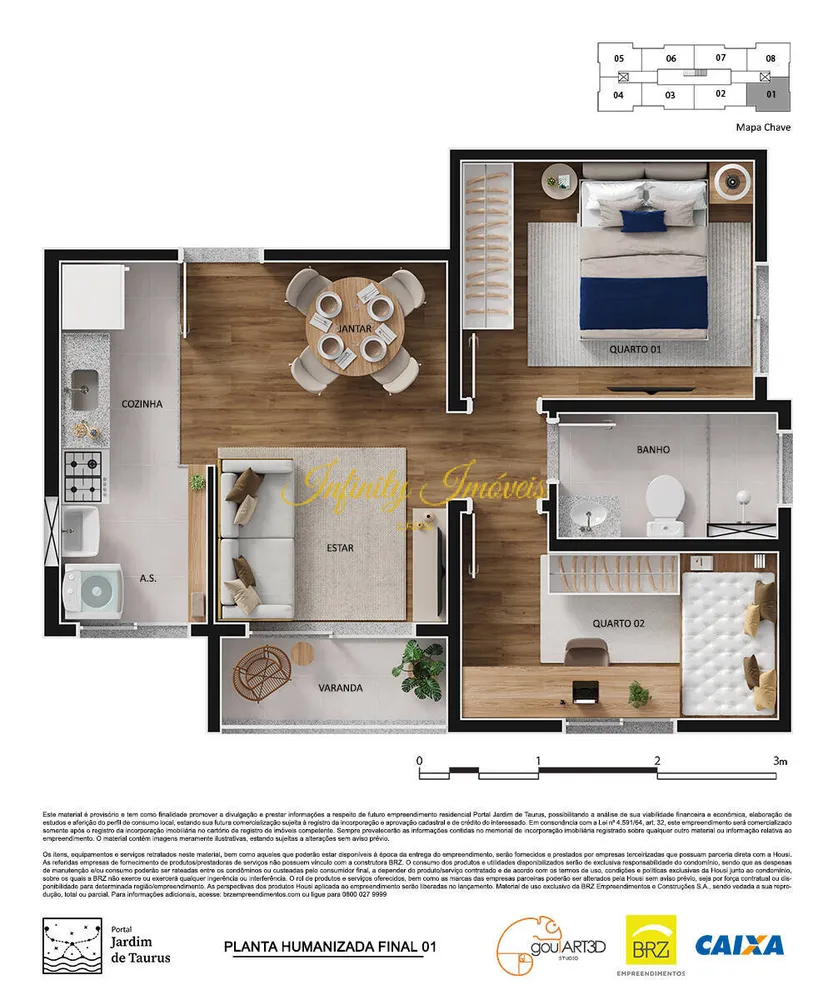 Apartamento, 1 quarto, 42 m² - Foto 16