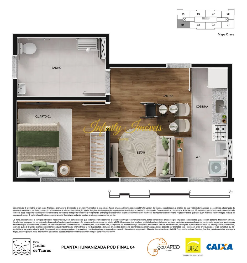 Apartamento, 1 quarto, 42 m² - Foto 15