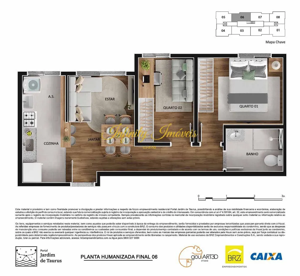 Apartamento, 1 quarto, 42 m² - Foto 17