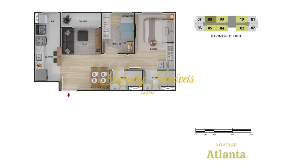Apartamento, 2 quartos, 53 m² - Foto 34