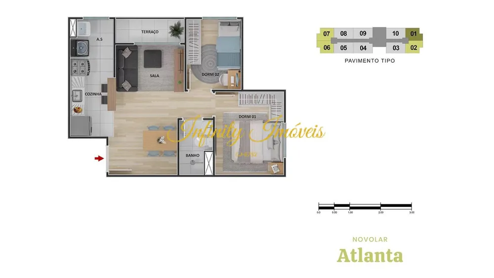 Apartamento, 2 quartos, 53 m² - Foto 35