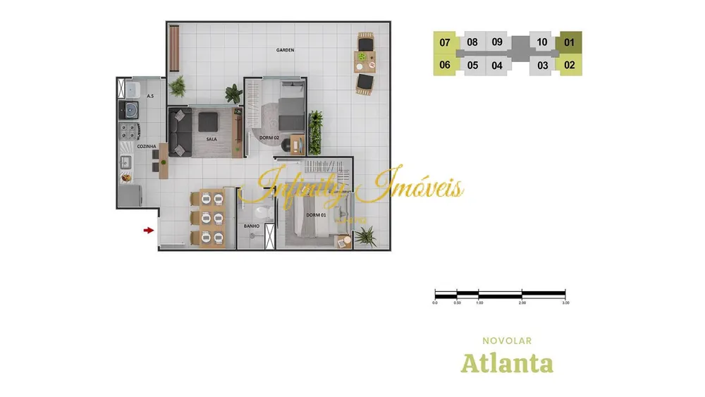 Apartamento, 2 quartos, 53 m² - Foto 33