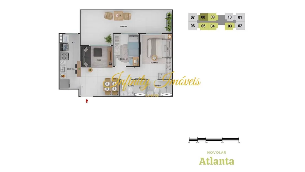 Apartamento, 2 quartos, 53 m² - Foto 30