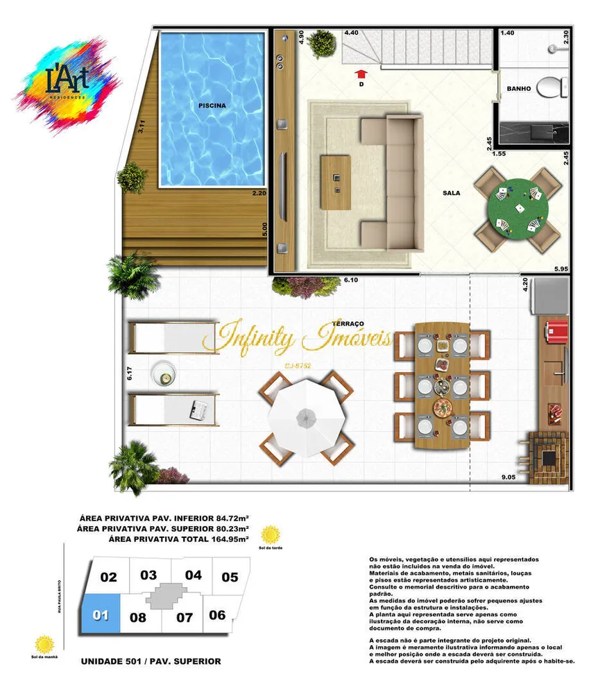 Cobertura, 2 quartos, 164 m² - Foto 14