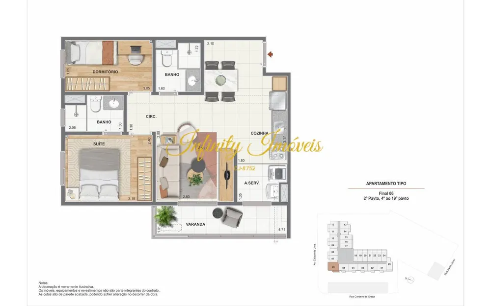 Apartamento, 1 quarto, 33 m² - Foto 19