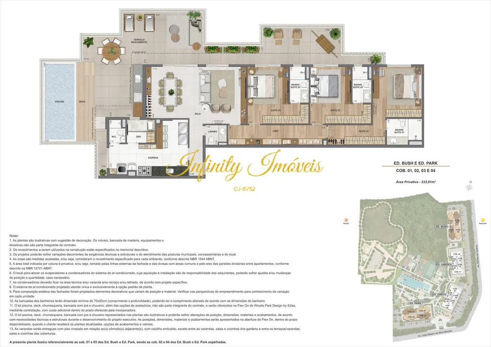 Apartamento, 3 quartos, 117 m² - Foto 69