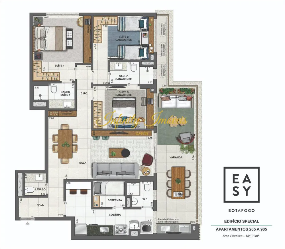 Apartamento, 3 quartos, 137 m² - Foto 65