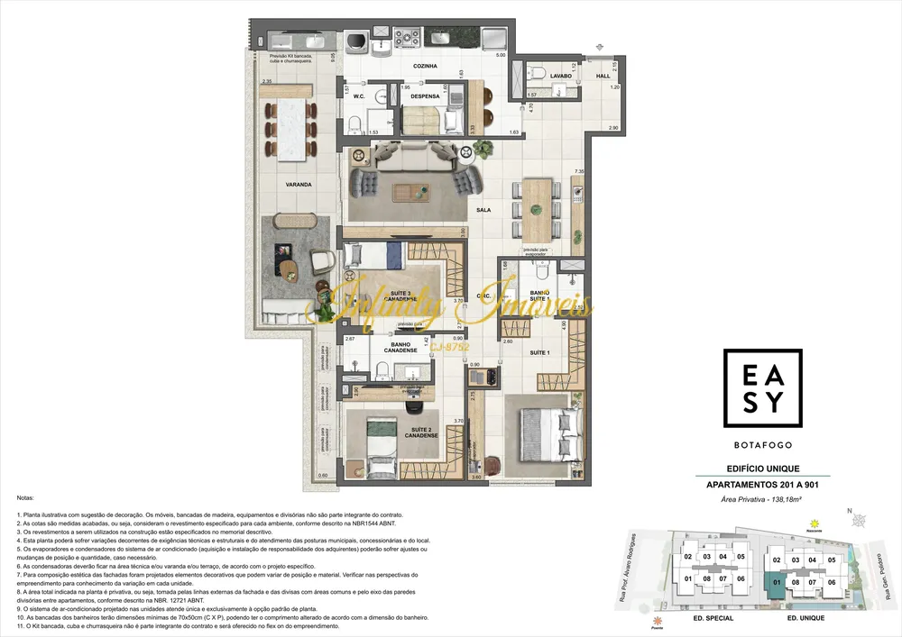 Apartamento, 3 quartos, 137 m² - Foto 1