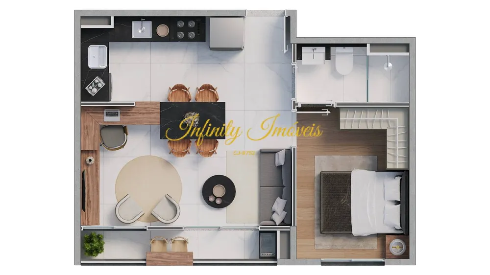 Apartamento, 2 quartos, 37 m² - Foto 34