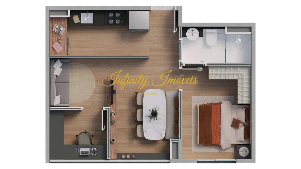 Apartamento, 2 quartos, 37 m² - Foto 47