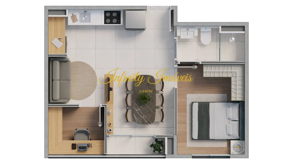 Apartamento, 2 quartos, 37 m² - Foto 44