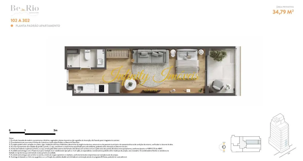 Apartamento, 1 quarto, 39 m² - Foto 19