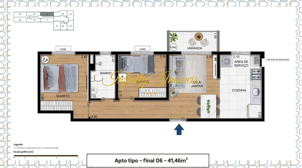 Apartamento, 1 quarto, 33 m² - Foto 20