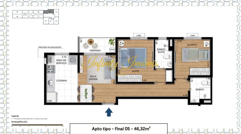 Apartamento, 1 quarto, 33 m² - Foto 19