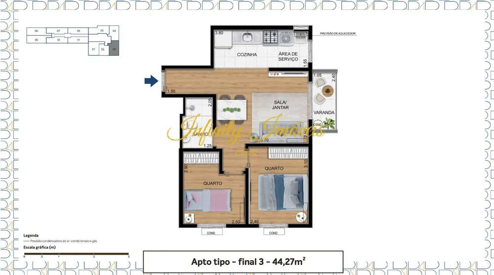Apartamento, 1 quarto, 33 m² - Foto 17