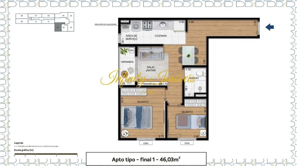 Apartamento, 1 quarto, 33 m² - Foto 16