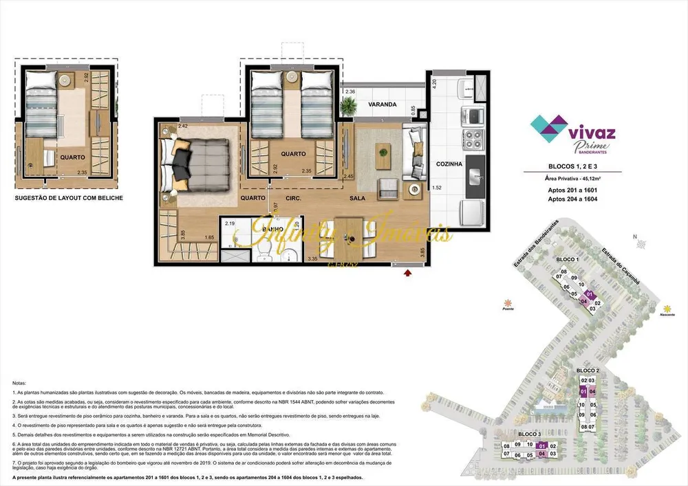 Apartamento, 2 quartos, 45 m² - Foto 15