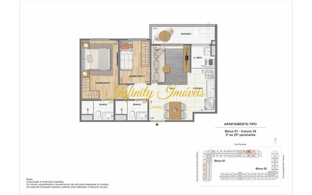 Apartamento, 3 quartos, 69 m² - Foto 28