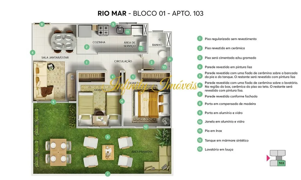 Apartamento, 2 quartos, 41 m² - Foto 8