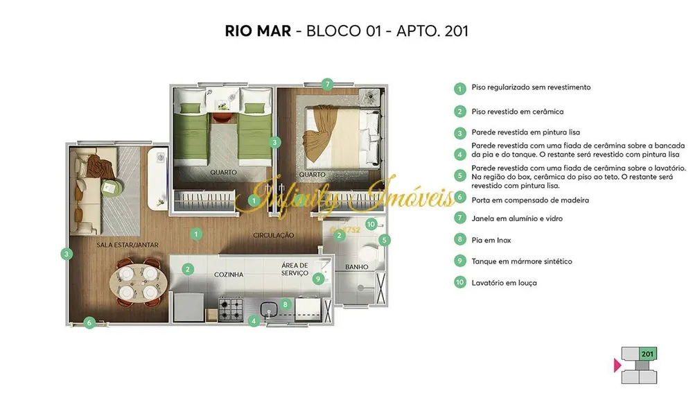 Apartamento, 2 quartos, 41 m² - Foto 10