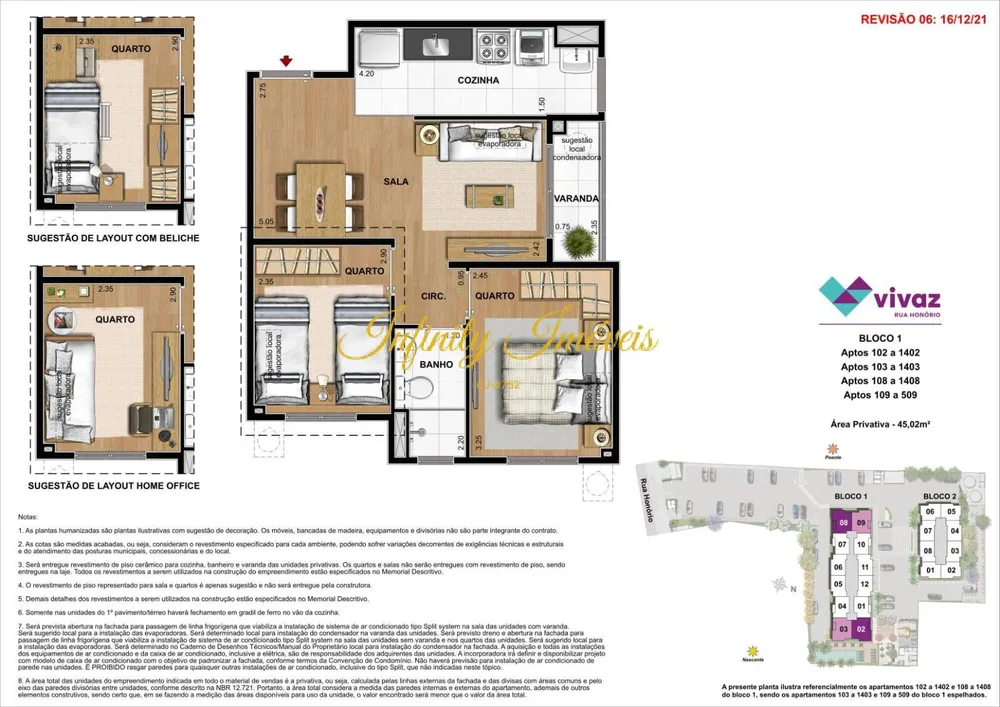 Apartamento, 2 quartos, 45 m² - Foto 24