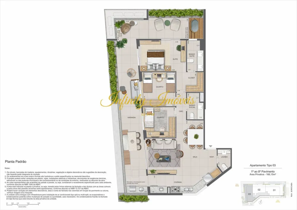 Cobertura, 3 quartos, 250 m² - Foto 17