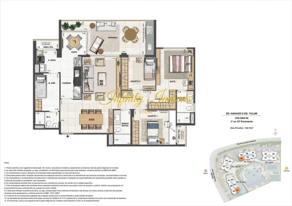 Apartamento, 3 quartos, 126 m² - Foto 64